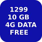 1299 Free 10 GB Data on 9Apps