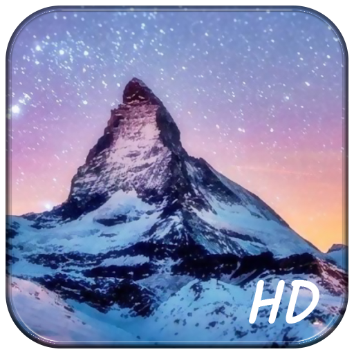 Snowy Mountain Peak APUS Live Wallpaper icon