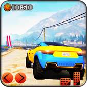 Extreme Car Race: Mega Ramp Stunts GT Car Driving