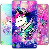 🦄 Regenbogen Einhorn Glitter Wallpaper 4K [UHD]