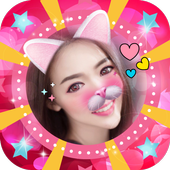 Selfie Cat Face Filter Effect icon