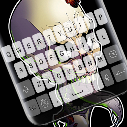 Zombie Skull Graffiti Keyboard Theme icon