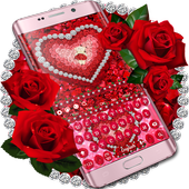 Red Rose Petal keyboard icon