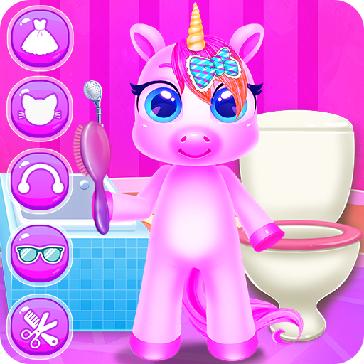Rainbow Little Unicorn Daily Caring icon