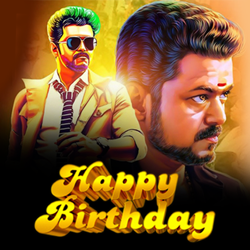Tamil &amp; Telugu Birthday Banner icon