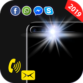 Flash alert: Call &amp; SMS, LED, Flashlight, Blink icon