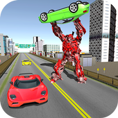 Car Transform Robot City War icon