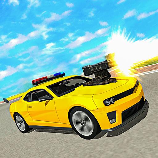 Police Car Shooting Games, Car Modifying Games icon