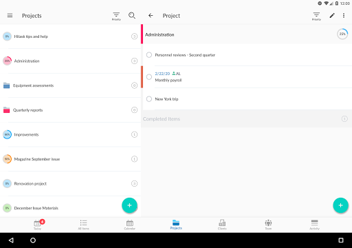 Hitask - Manage Team Tasks and Projects 12 تصوير الشاشة