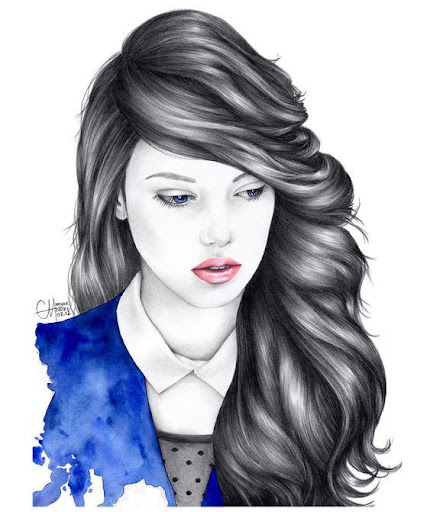 Drawing Realistic Hair style screenshot 7
