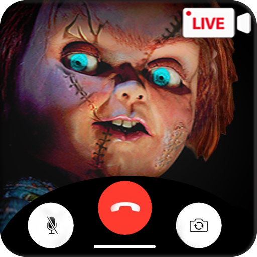 chucky scary doll video call,and chat simulator icon