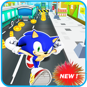 sonic subway  adventure run icon