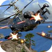Helicopter Fighting Gunship Strike