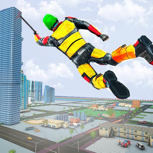 Bodyguard Robot Rope hero – Robot Crime Simulator icon