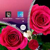 Pink Rose Zipper Lock Screen on 9Apps