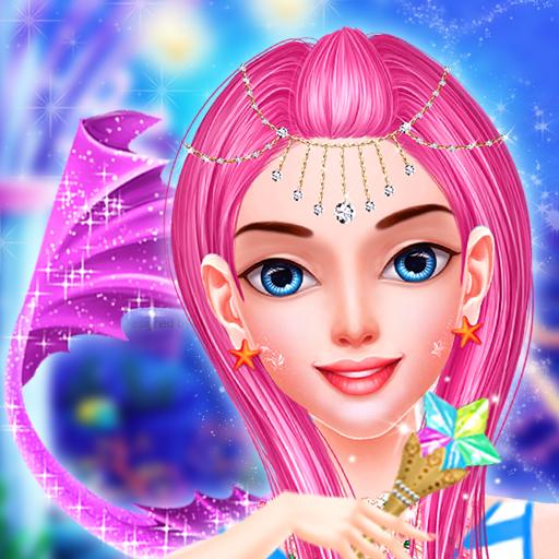 Mermaid Princess MakeUp DressUp Salon Games icon