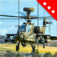 Jigsaw helicopter puzzles: အခမဲ့စမတ် mosaic ဂိမ်း