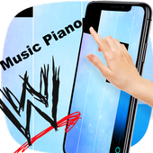 piano tiles w-w-e icon