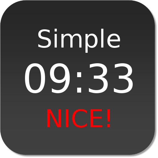 Nice Simple Clock (Widget) icon