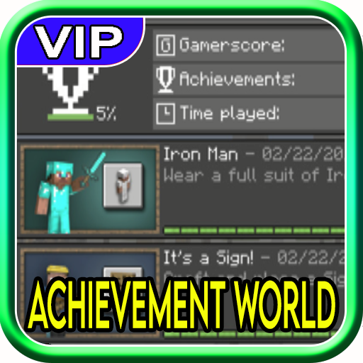 Achievement World Craft Maps for Minecraft PE icon