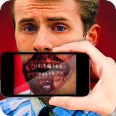 Zombie Face Funny Photo icon