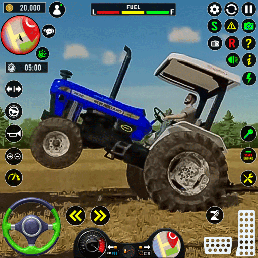 Tractor Game: Farming Games 3d icon
