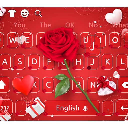 Love Rose Keyboard أيقونة