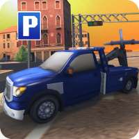 Tow Truck City Car Parking