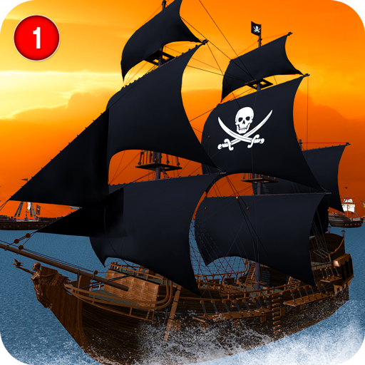Caribbean Sea Outlaw Pirate Ship Battle 3D icon
