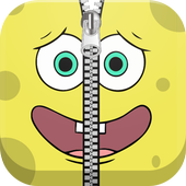 Sponge Boy Zipper Lock Screen icon