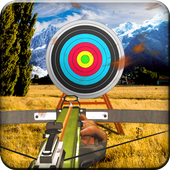 Crossbow archery shooting icon