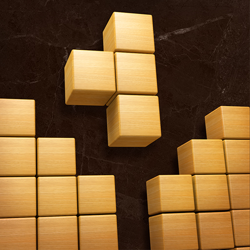 Wood block puzzle icon