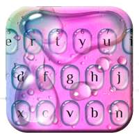 Colorful Water Drops Keyboard