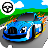 Fast car games for little kids icon