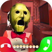 Scary Granny's Fake Video Call &amp; Chat Simulator أيقونة