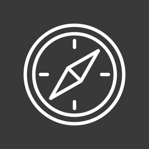 Compass &amp; bubble level icon