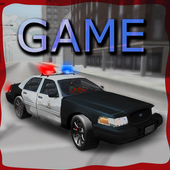 Police Drift Car icon