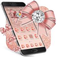 Rose Gold Glitter Diamond Theme on 9Apps