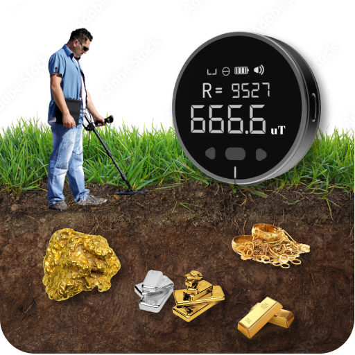 Gold &amp; Metal Detector, Scanner icon