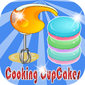 cooking macaroni cakes game icon