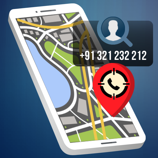 Locate phone number owner (by number prefix) icon