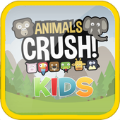 Animales Crush Kids icon