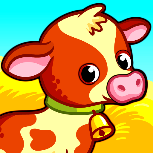 Funny Farm for toddlers. Kids puzzle with animals! icon