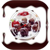 Chocolate Clock Live Wallpaper - Analog Clock on 9Apps