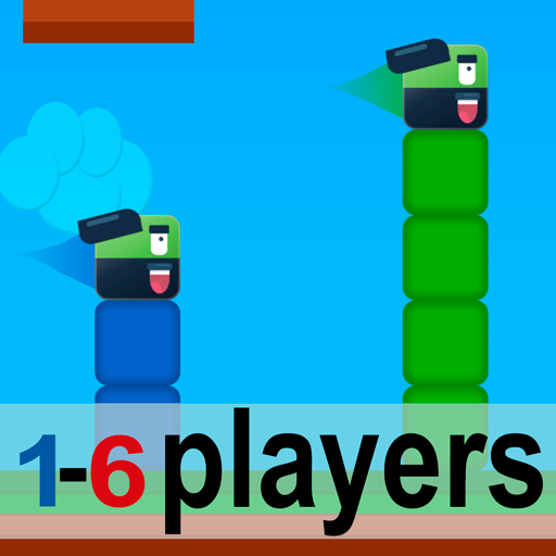 Stacky Square Bird 1 2 3 4 5 6 players icon