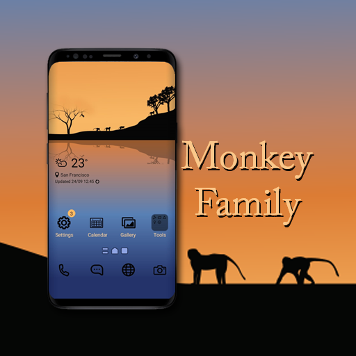 Monkey Family Theme icon