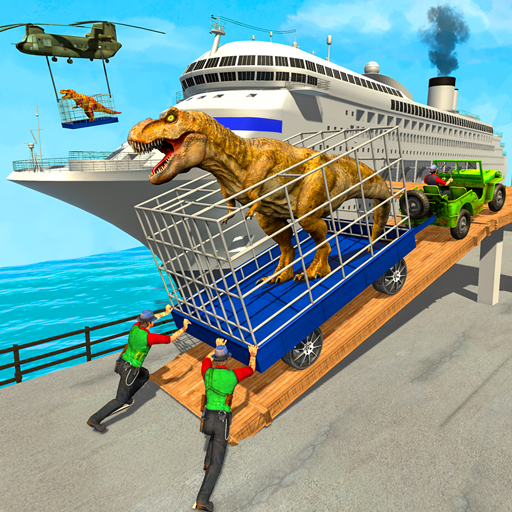 Cruise Ship Driving Angry Dino Transport Game icon