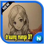 drawing manga DIY icon