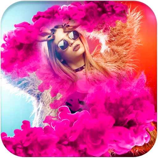 Smoke Effect Photo Frame icon