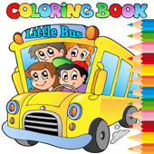 Little Bus Coloring icon